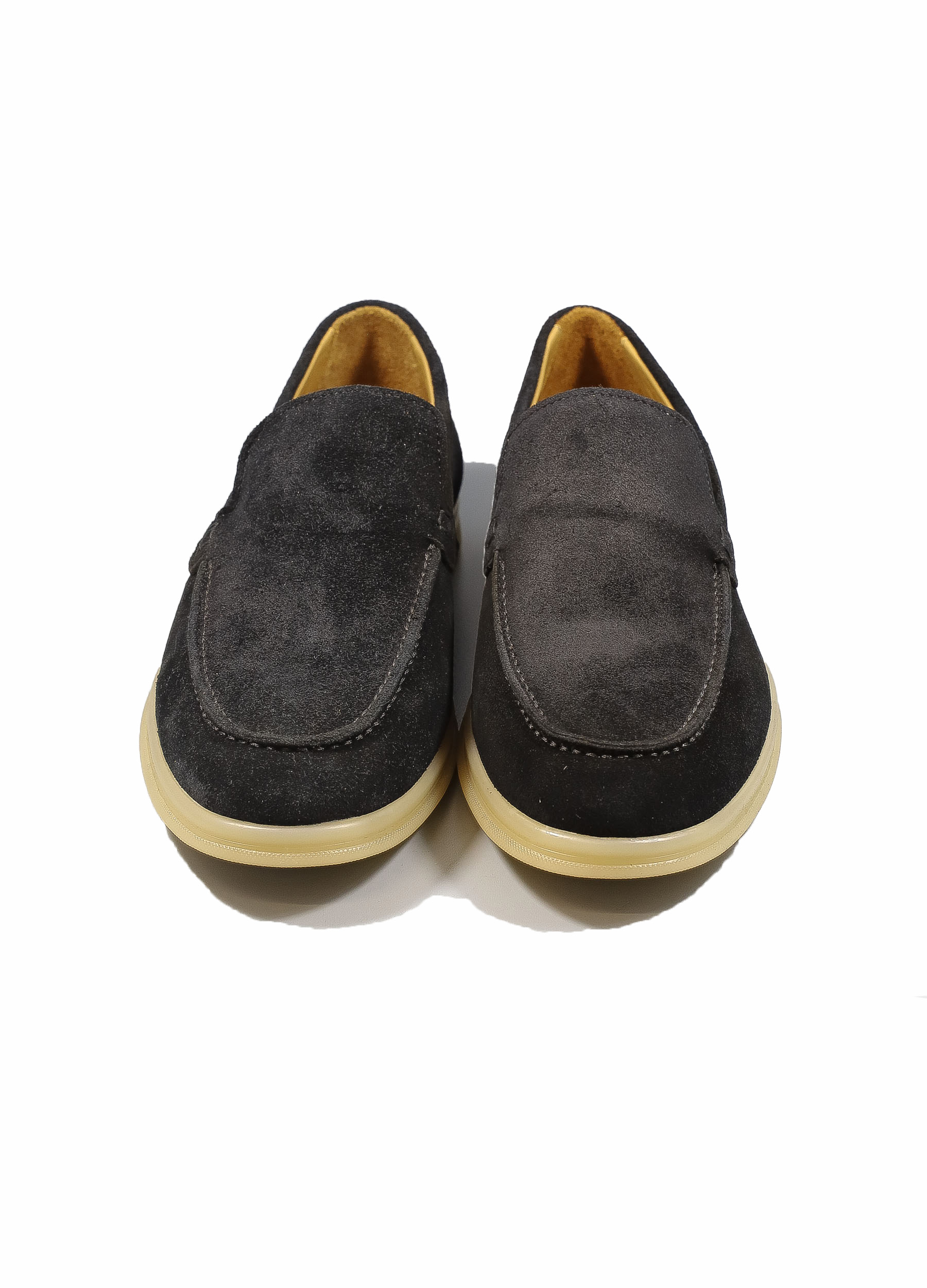 Original Italienische Loafers Schwarz Wildleder Herren SH26101A – Bild 4