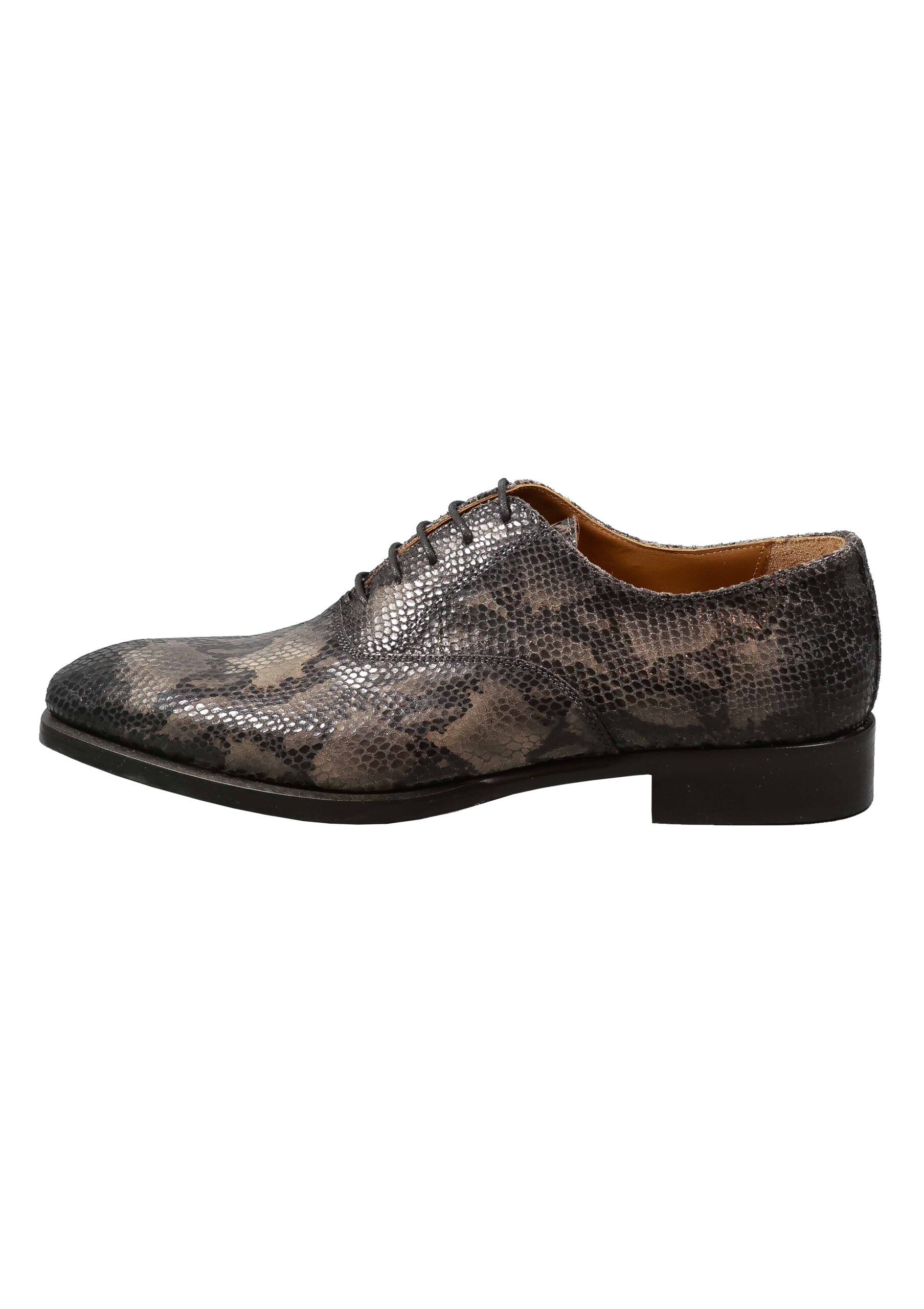 Original Italienische City Schuhe Braun Leder Herren A718