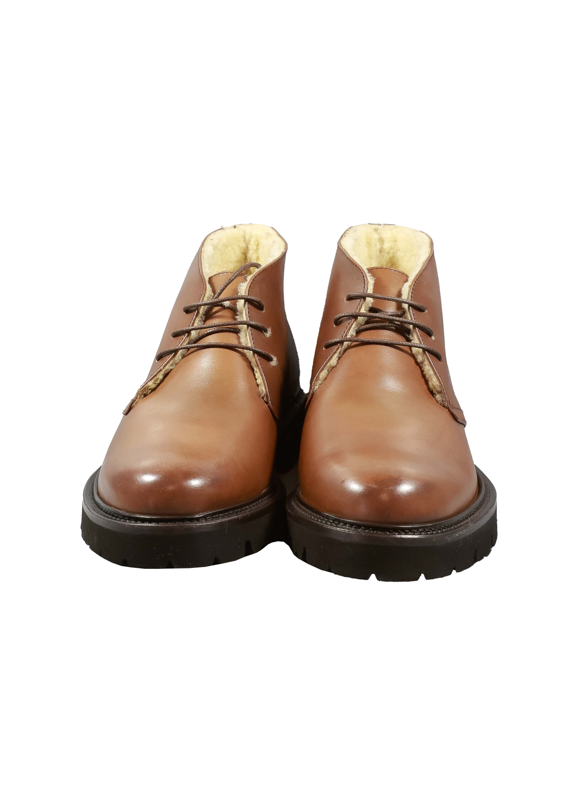 Alternative view of Original Italienische Stiefeletten Braun Leder Herren A721