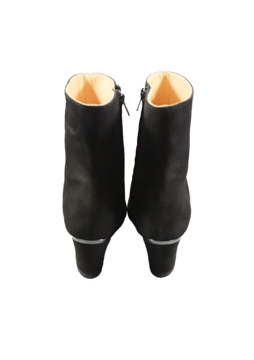 Alternative view of Original Italienische Stiefeletten Schwarz Wildleder Damen B600
