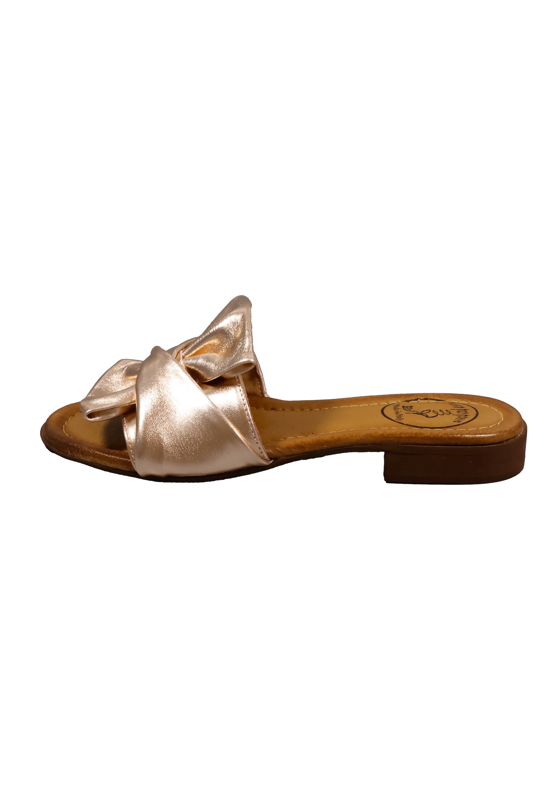 Original Italienische Sandalen Rosa Leder Damen B736
