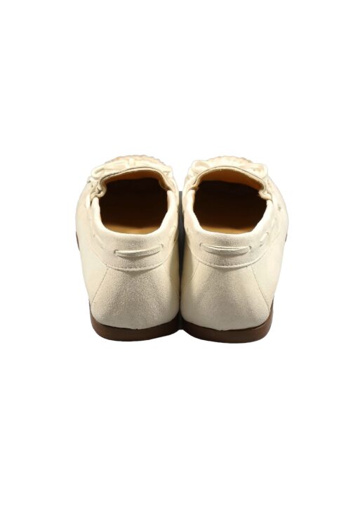 Alternative view of Original Italienische Mokassin Beige Leder Damen B702