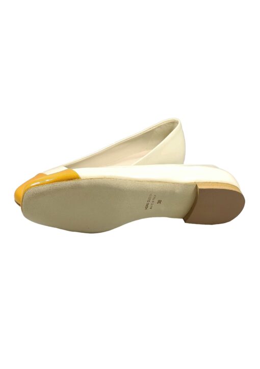 Alternative view of Original Italienische Ballerina Beige / Camel Leder Damen B710