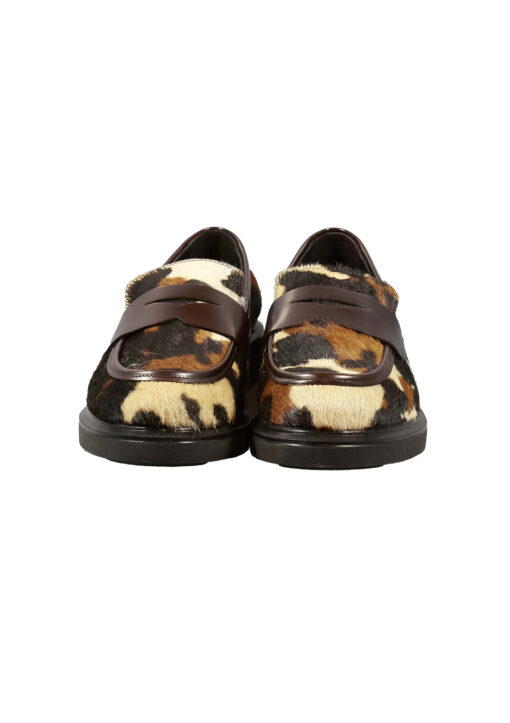Alternative view of Original Italienische Loafers Mehrfarbig Leder Damen B754