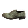 Original Italienische Cityschuhe Grün Wildleder Herren A608
