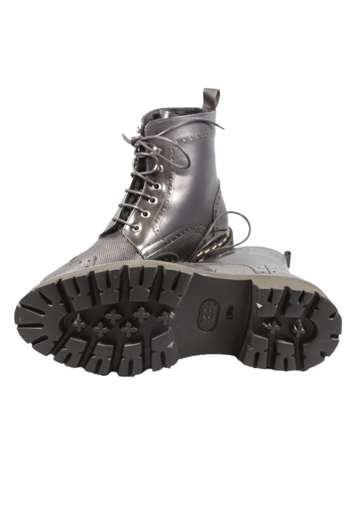 Alternative view of Original Italienische Stiefeletten Schwarz Leder Herren A612