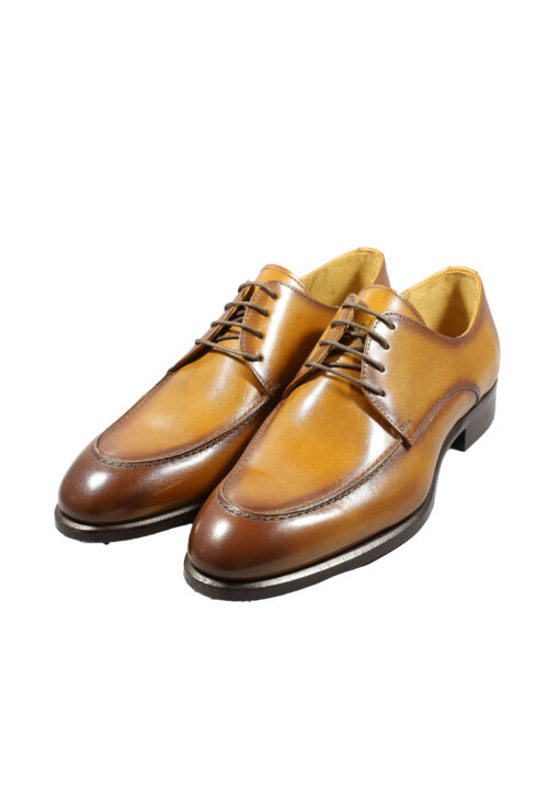 Alternative view of Original Italienische Elegante Schuhe Braun Leder Herren A616
