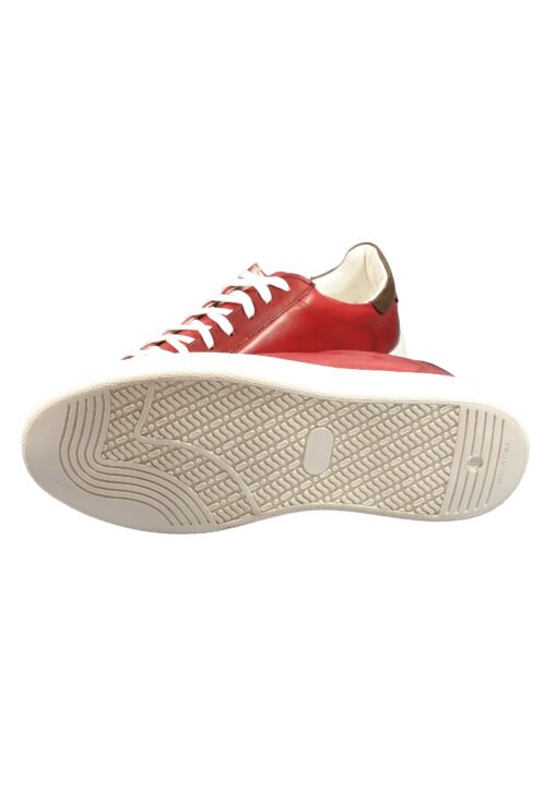 Alternative view of Original Italienische Sneakers Rot Leder Herren A659