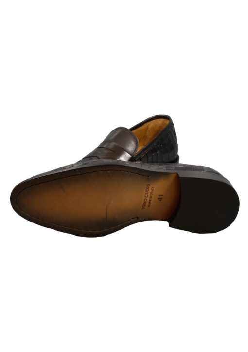 Alternative view of Original Italienische Anzugsschuhe Schwarz Leder Herren A669