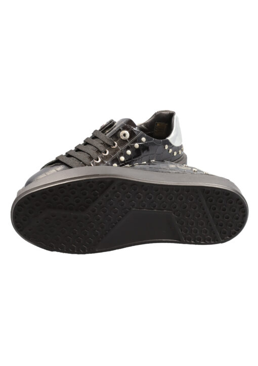 Alternative view of Original Italienische Sneaker  Schwarz Leder Herren A610