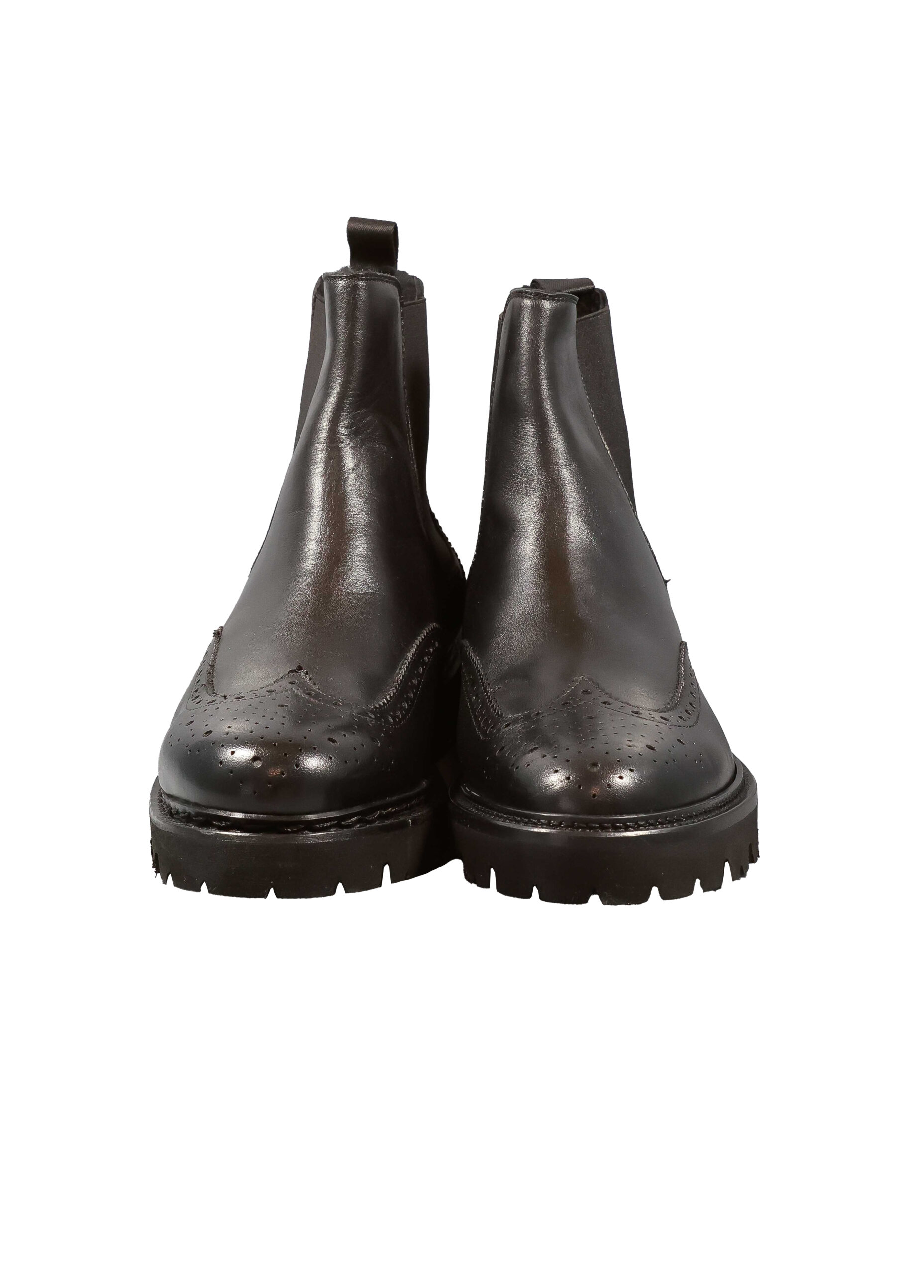 Alternative view of Original Italienische Winterboots Schwarz Lammfell Herren A712