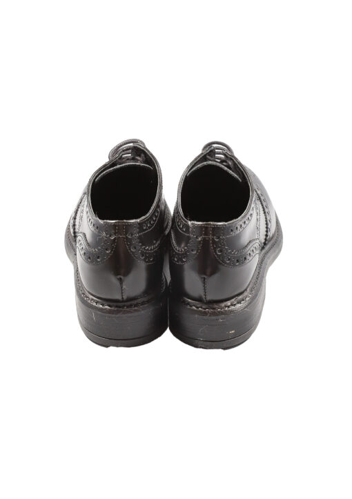 Alternative view of Original Italienische Cityschuhe Schwarz Leder Damen B621