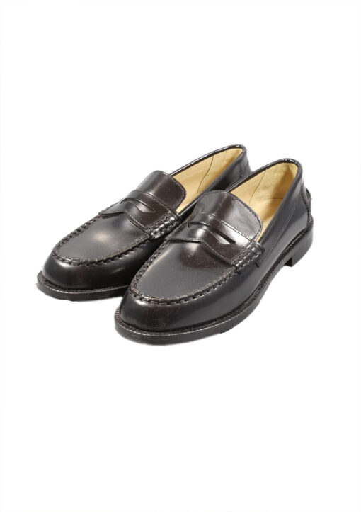 Alternative view of Original Italienische Cityschuhe Schwarz Leder Damen B636