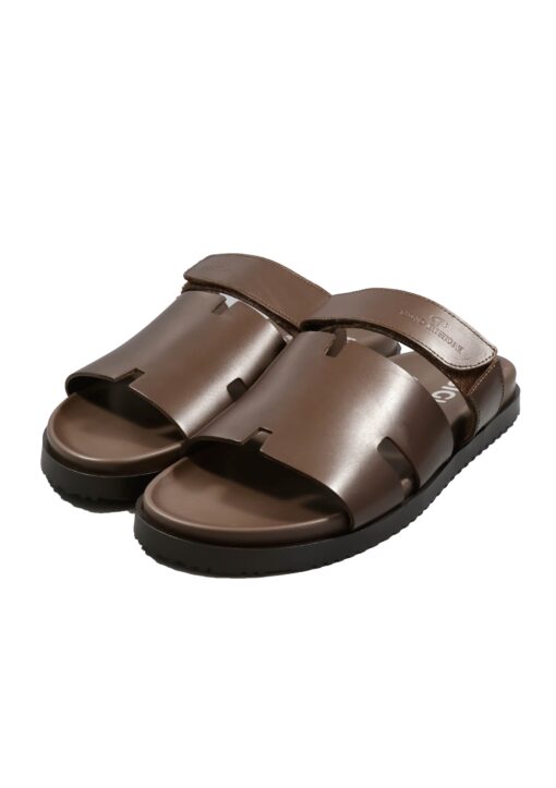Alternative view of Original Italienische Sandalen Braun Leder Herren A673
