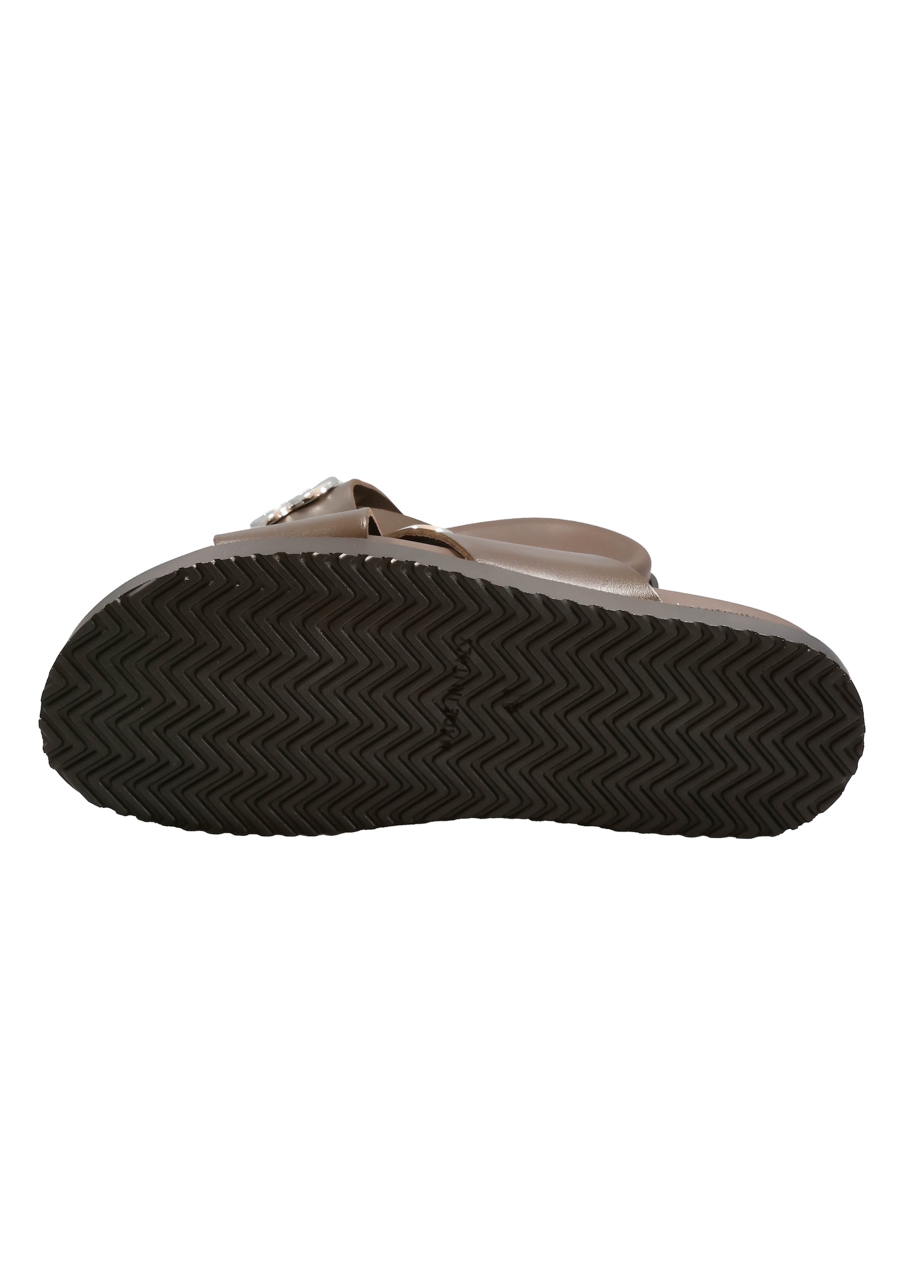 Original Italienische Sandalen Braun Leder Herren A 677 – Bild 2