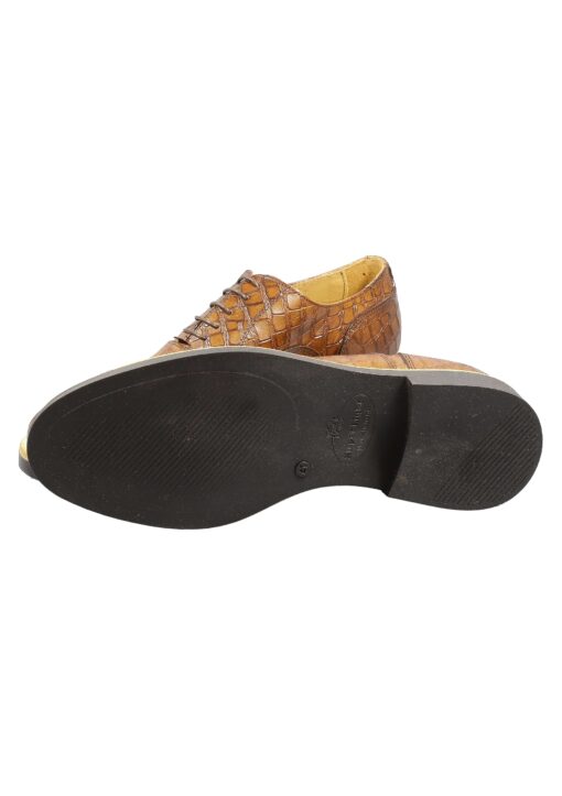 Alternative view of Original Italienische City Schuhe Braun Leder Herren A654